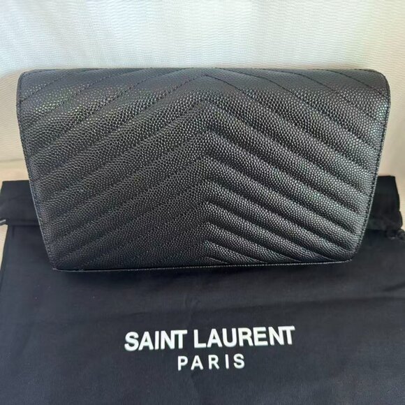 Yves Saint Laurent Black Shoulder Bag - Picture 5 of 6
